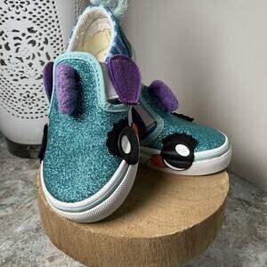 Vans Kid’s Sparkle Fish Slip On Size U.S. 7 UK 6.5 EU 23.5